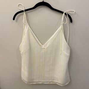 superdown v-neck tank top - size s